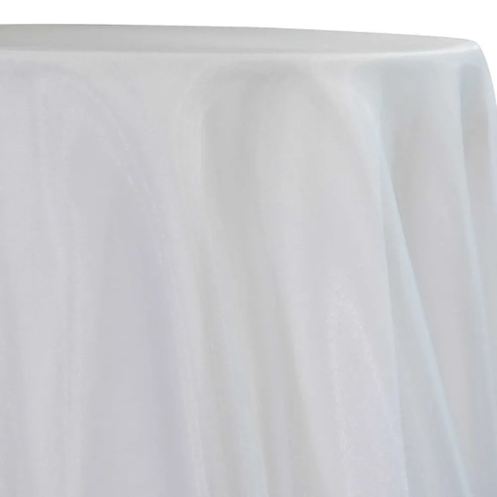 Crystal Organza Table Linen in Off White 250