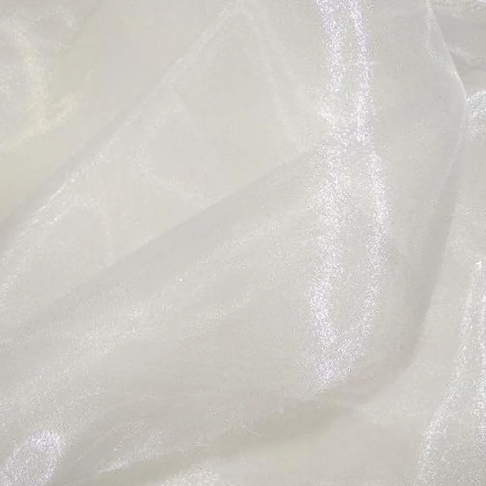 Crystal Organza Table Linen in Off White 250