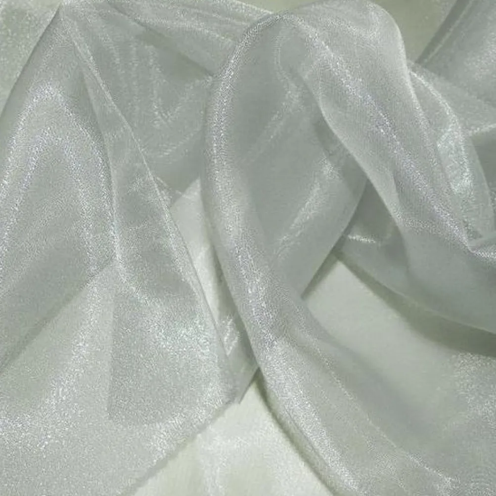 Crystal Organza Table Linen in Gray L 127