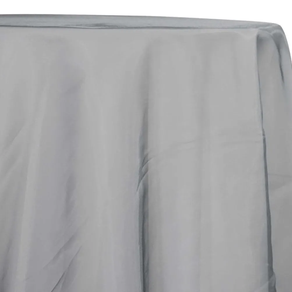 Crystal Organza Table Linen in Gray L 127