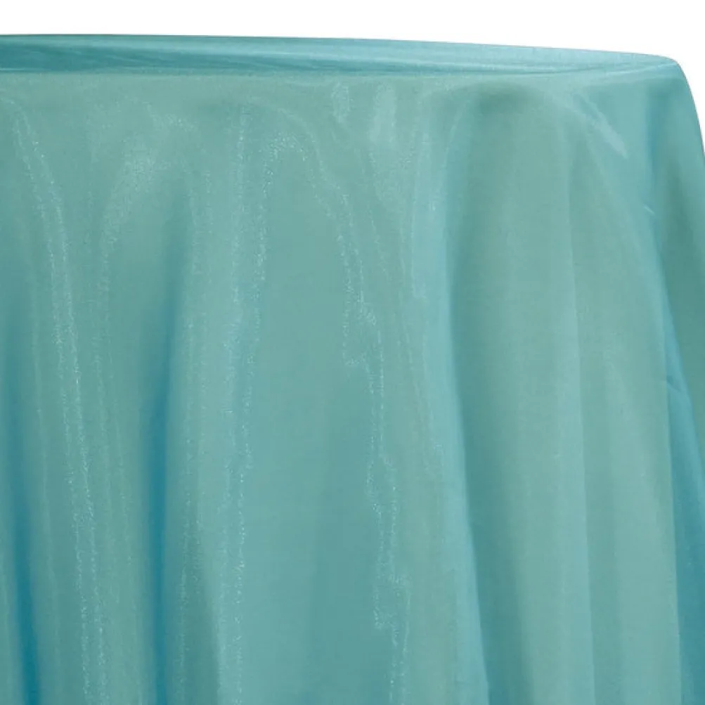 Crystal Organza Table Linen in Turquoise 940