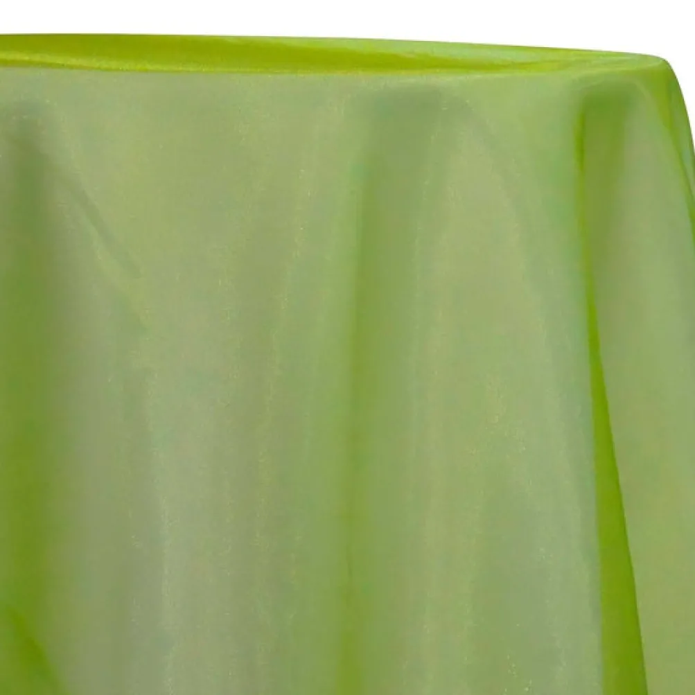 Crystal Organza Table Linen in Lime 314