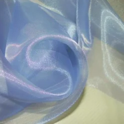 Crystal Organza Table Linen in Blue D 124