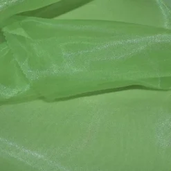 Crystal Organza Table Linen in Clover 322