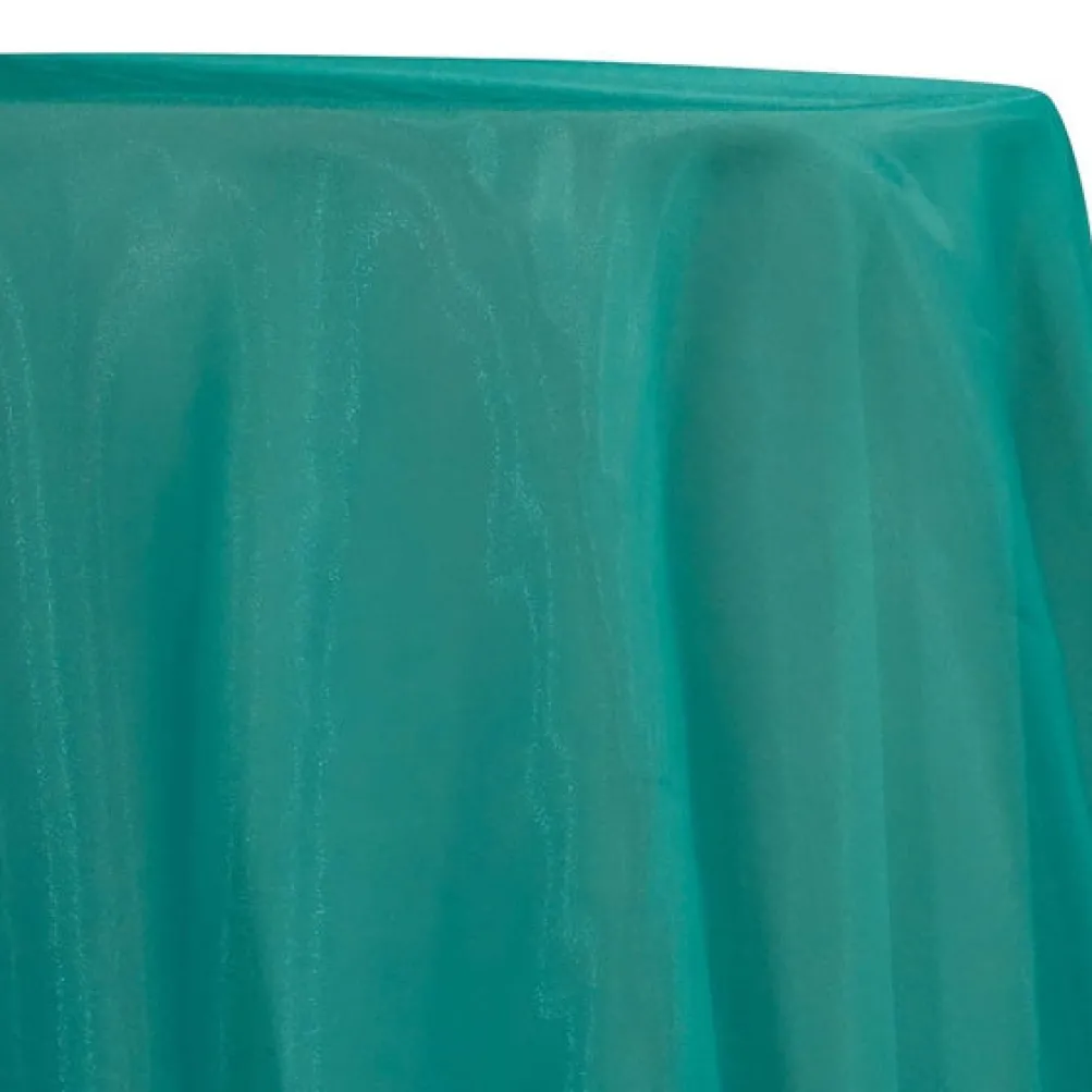 Crystal Organza Table Linen in Jade 390