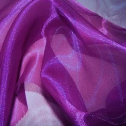 Crystal Organza Table Linen in Magenta 592
