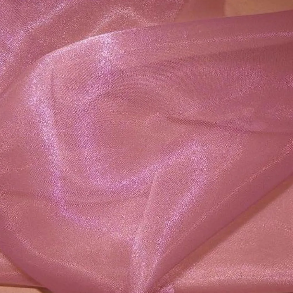 Crystal Organza Table Linen in Mauve 055