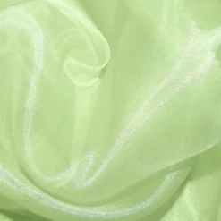 Crystal Organza Table Linen in Apple Green 704