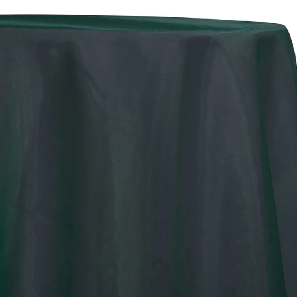 Crystal Organza Table Linen in Hunter Green 405