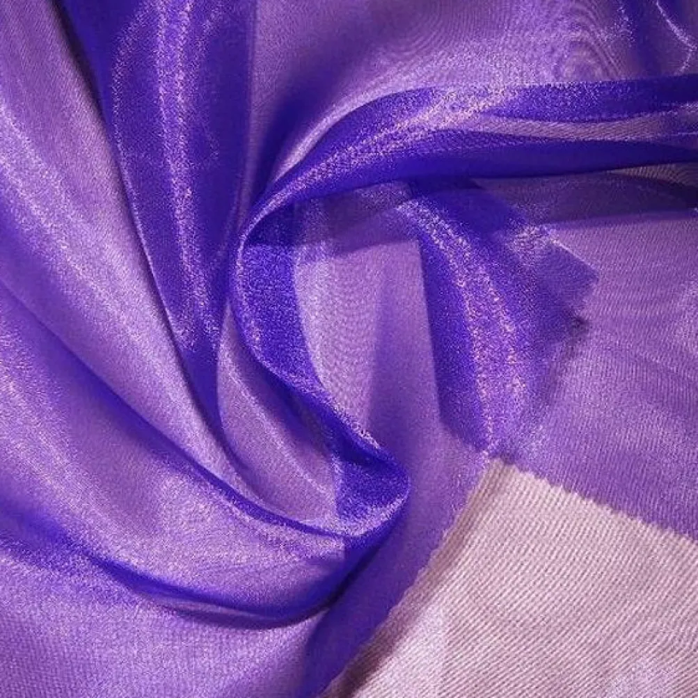 Crystal Organza Table Linen in Purple 658