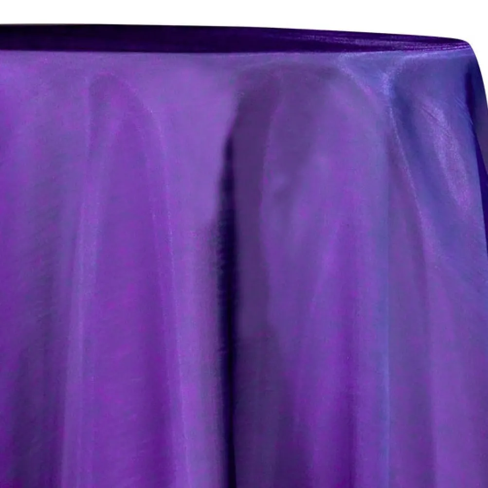 Crystal Organza Table Linen in Purple 658