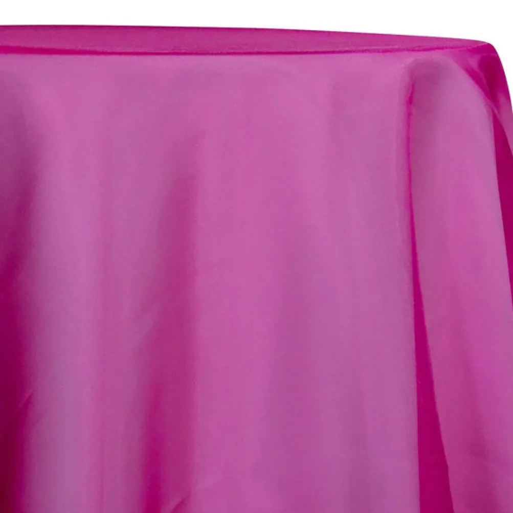 Crystal Organza Table Linen in Sangria 282