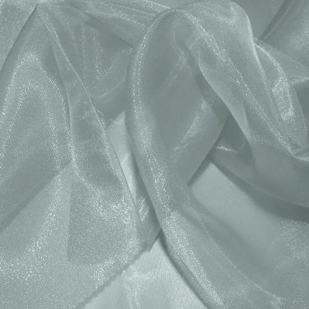 Crystal Organza Table Linen in Silver 220