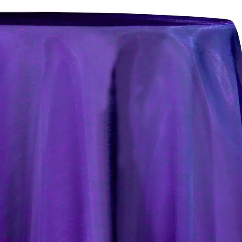 Crystal Organza Table Linen in Purple 653