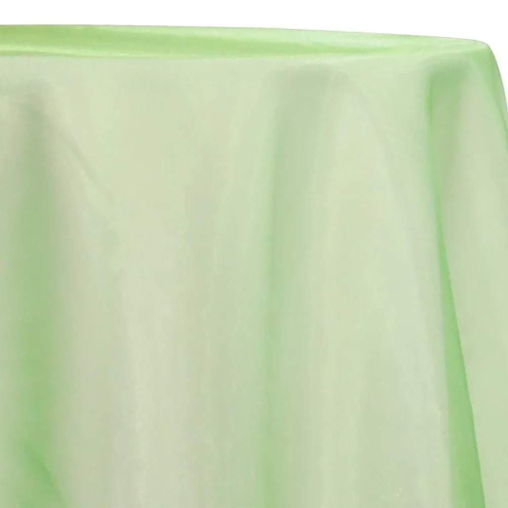 Crystal Organza Table Linen in Lime 994