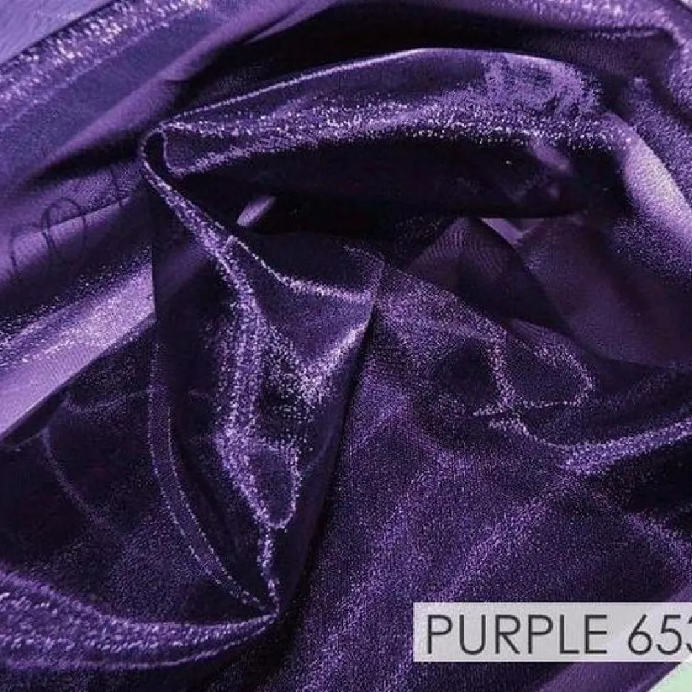 Crystal Organza Table Runner in Purple 653