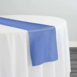 Crystal Organza Table Runner in Ocean Blue 927