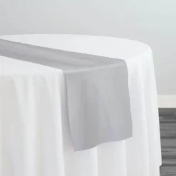 Crystal Organza Table Runner in Ivory 605