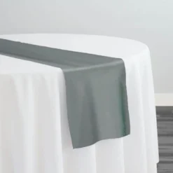 Crystal Organza Table Runner in Hunter Green 405