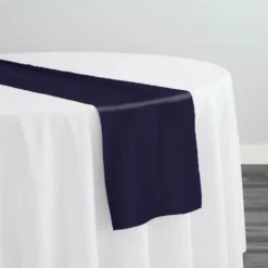 Crystal Organza Table Runner in Eggplant 387