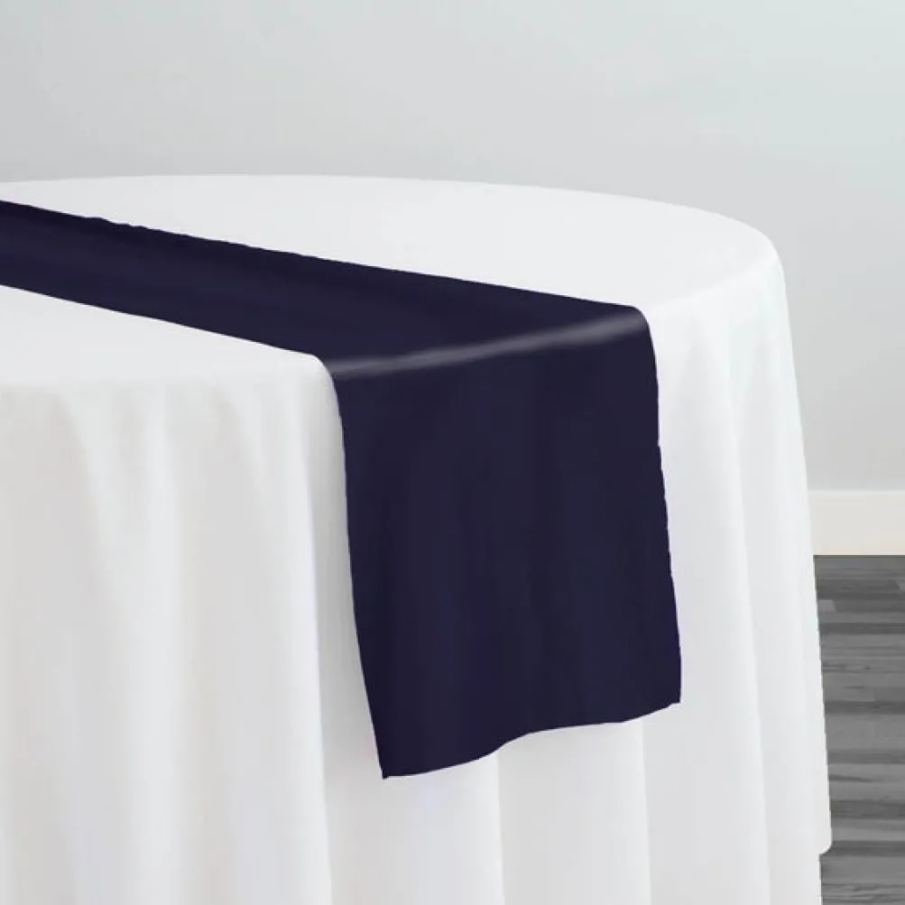 Crystal Organza Table Runner in Eggplant 387