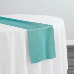 Crystal Organza Table Runner in Turquoise 775