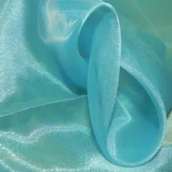 Crystal Organza Table Runner in Turquoise 940