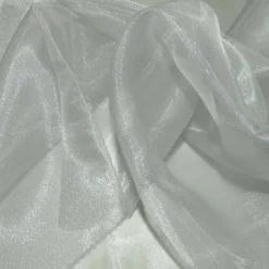 Crystal Organza Table Runner in Silver 922