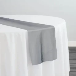 Crystal Organza Table Runner in Silver 220