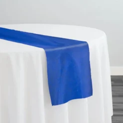 Crystal Organza Table Runner in Royal 647