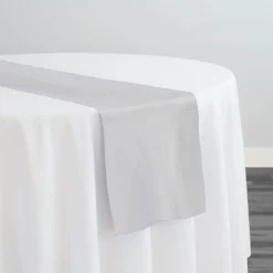 Crystal Organza Table Runner in Off White 250