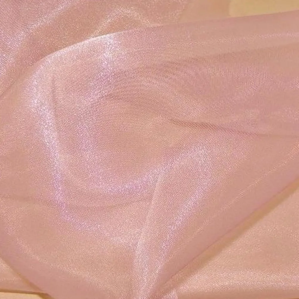Crystal Organza Table Runner in Dusty Rose 165