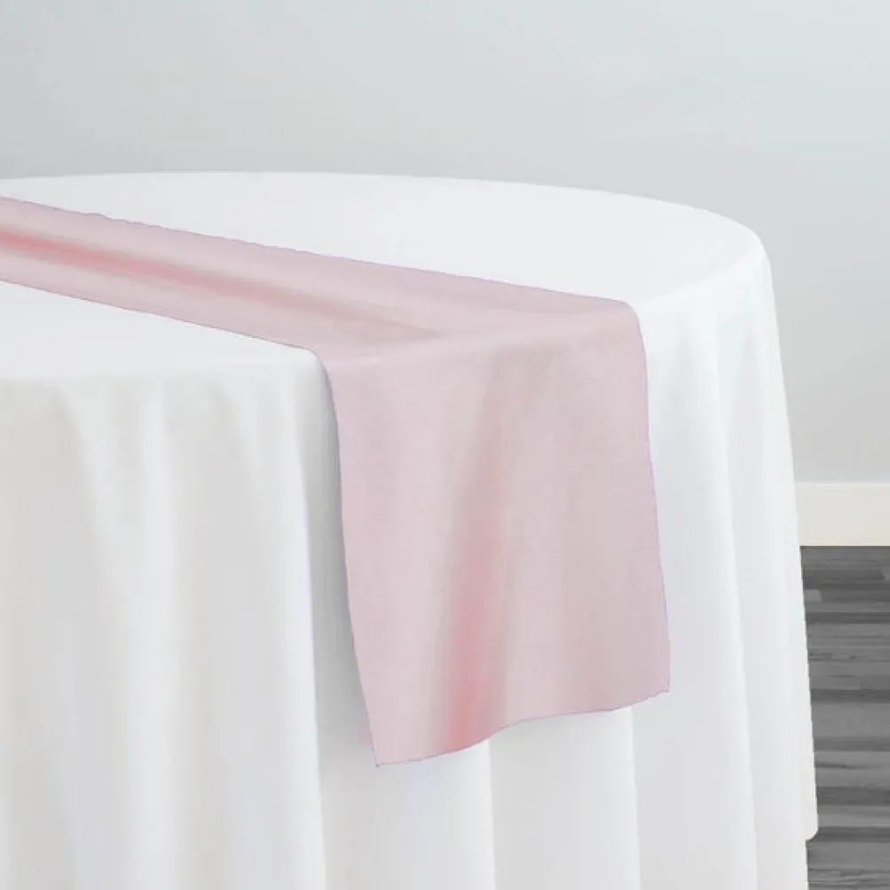 Crystal Organza Table Runner in Dusty Rose 165