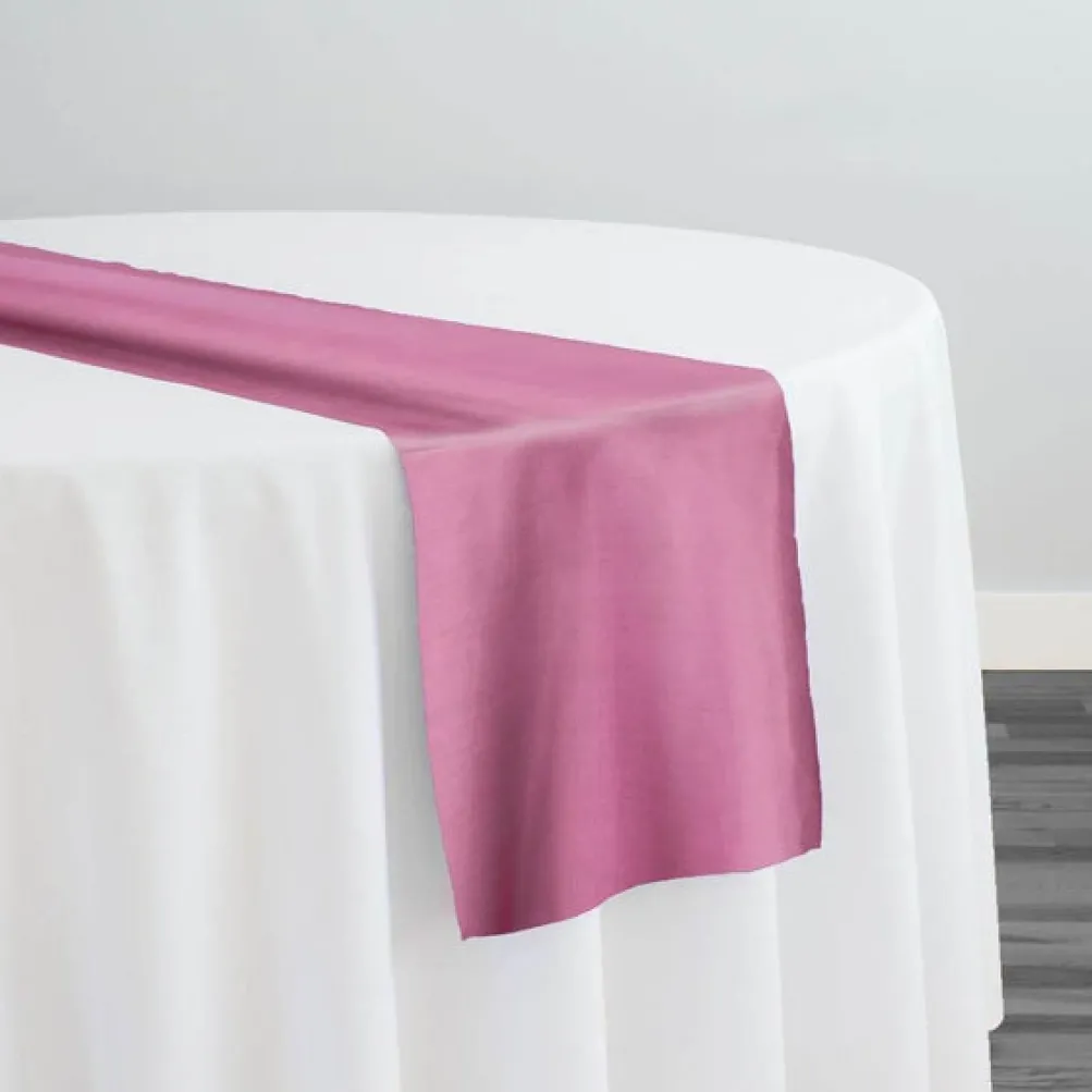 Crystal Organza Table Runner in Burgundy D 530