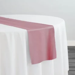 Crystal Organza Table Runner in Burgundy 532