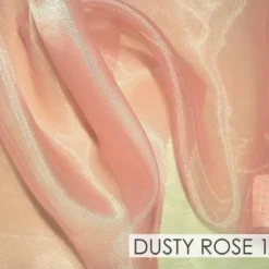 Crystal Organza Table Runner in Dusty Rose 161