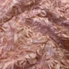 Curly Satin (w/ Poly Lining) Table Napkin in Dusty Rose