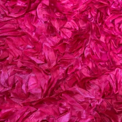 Curly Satin (w/ Poly Lining) Table Napkin in Fuchsia