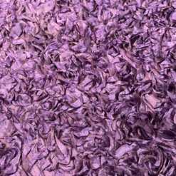 Curly Satin (w/ Poly Lining) Table Napkin in Plum