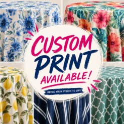 Custom Print Table Linen