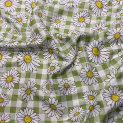Daisy Checker (Poly Print) Table Runner