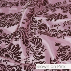Damask Flocking Taffeta