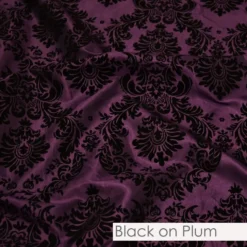 Damask Flocking Taffeta