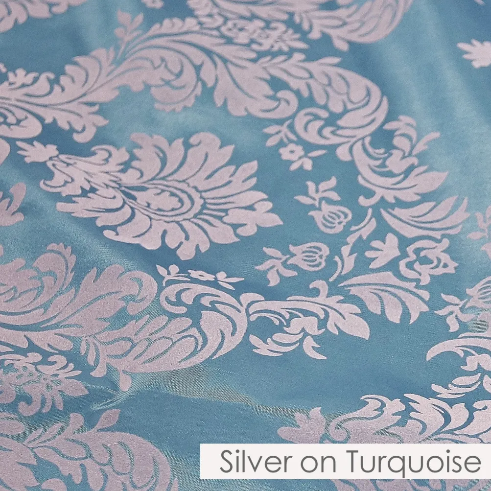 Damask Flocking Taffeta