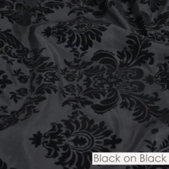 Damask Flocking Taffeta