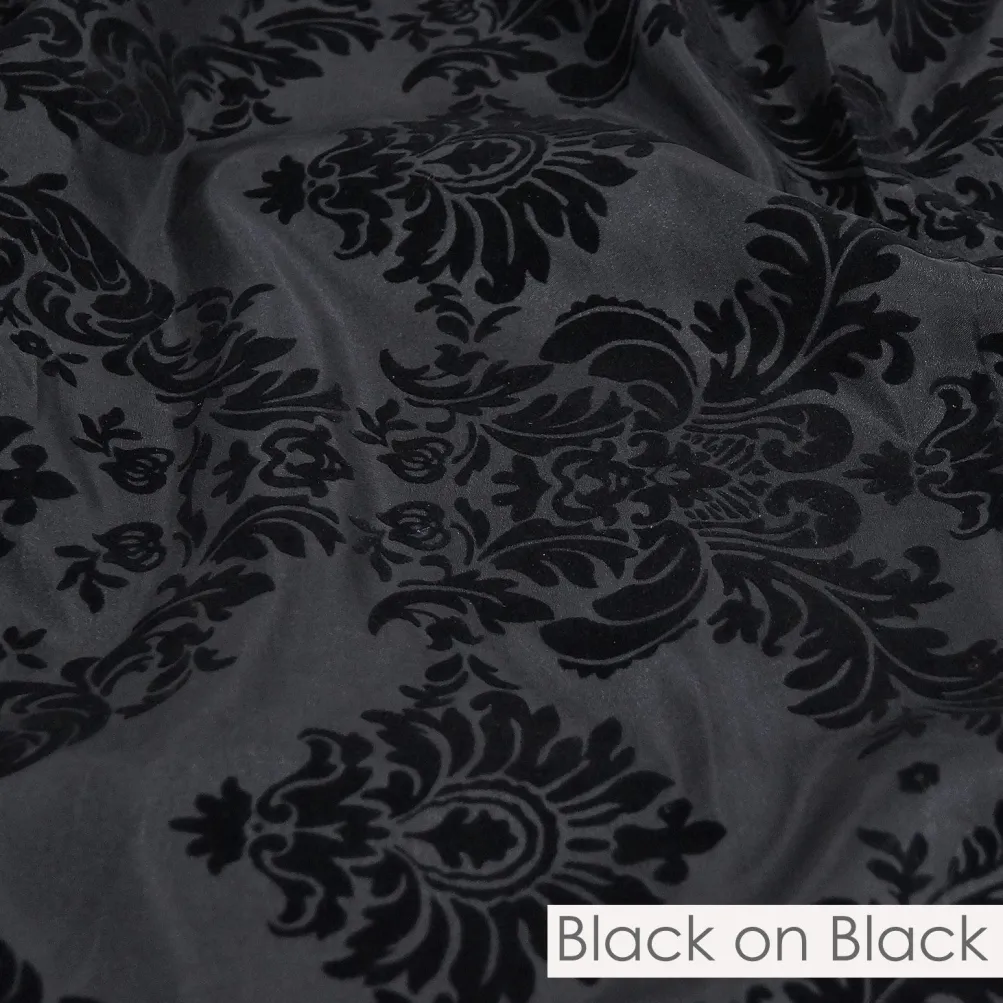 Damask Flocking Taffeta