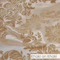 Damask Flocking Taffeta
