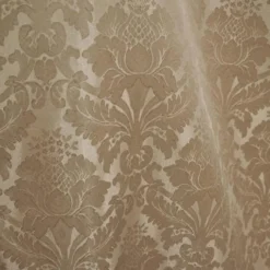Damask Poly Table Linen in Taupe 1189