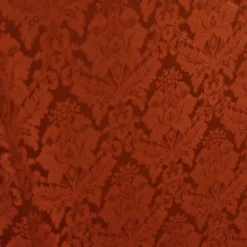 Damask Poly Table Runner in Rust 1351