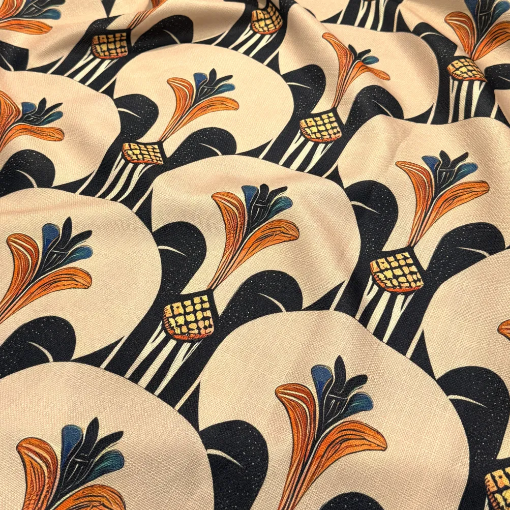 Deco Art (Slub Print) Table Napkin